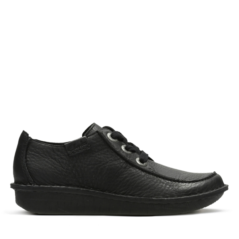 Schwarzes Leder Fun Ny Dream Clarks