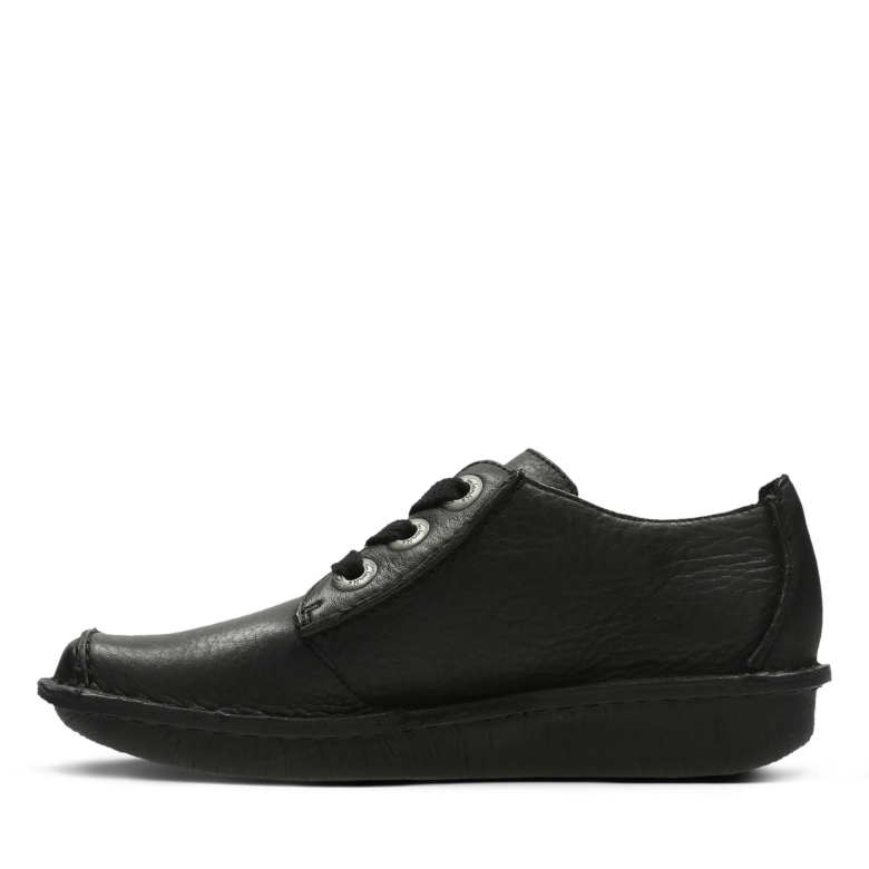 Schwarzes Leder Fun Ny Dream Clarks