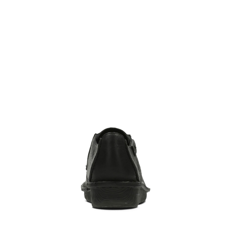 Schwarzes Leder Fun Ny Dream Clarks