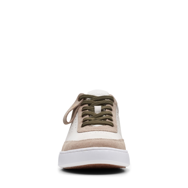 Off White Kombi Clarks Court Lite Tor