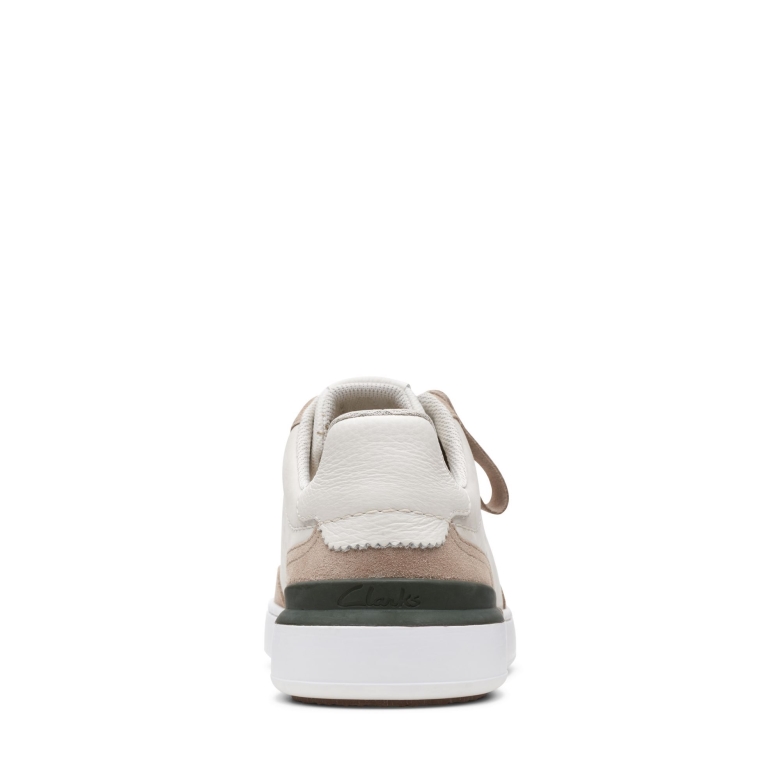 Off White Kombi Clarks Court Lite Tor