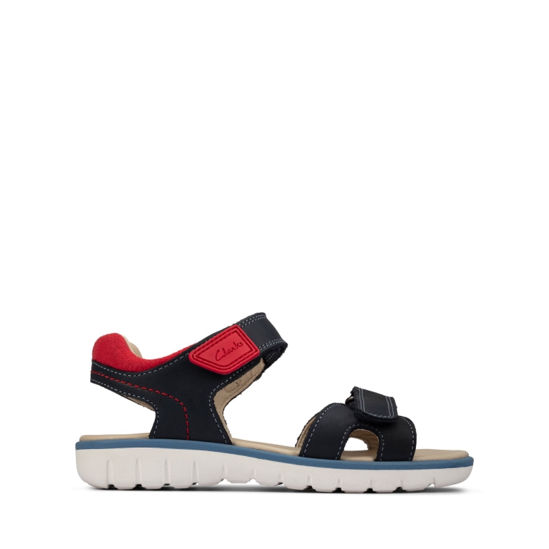 Clarks Roam Surf T Marineblaues Leder