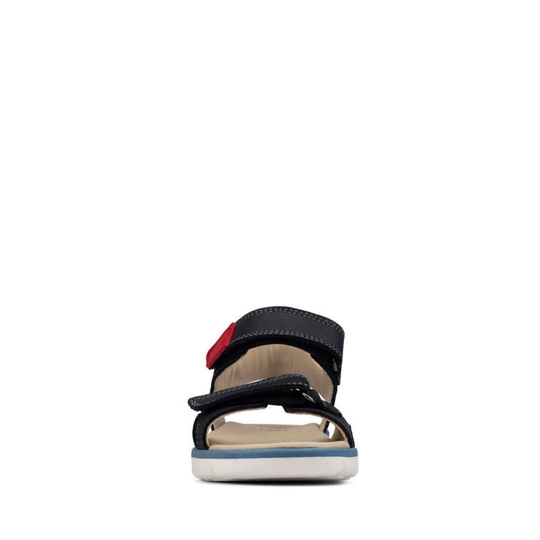 Clarks Roam Surf T Marineblaues Leder