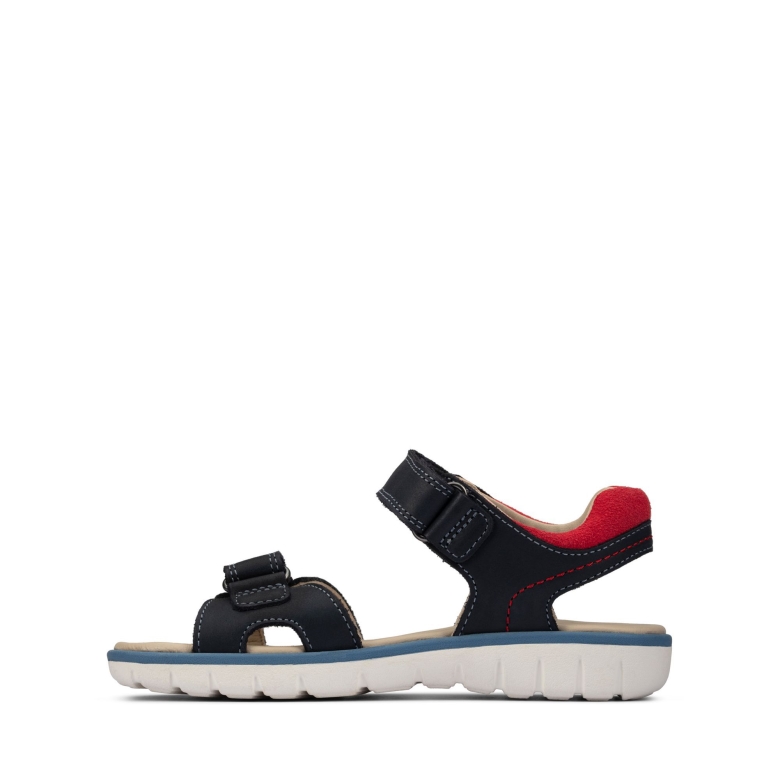 Clarks Roam Surf T Marineblaues Leder