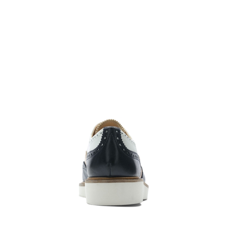 Baille Brogue Clarks Navy