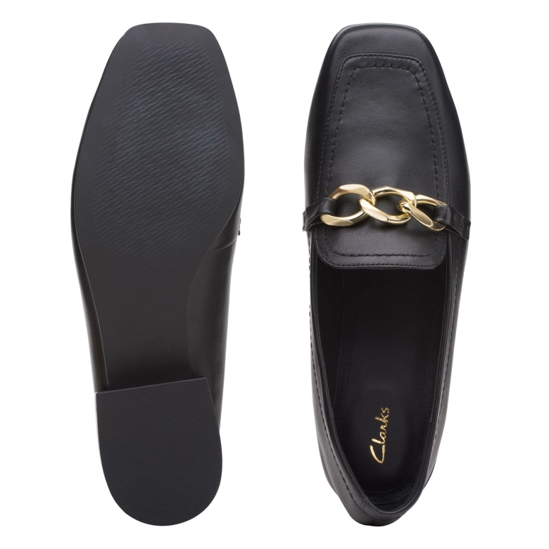 Seren 30-stufen-clarks Aus Schwarzem Leder