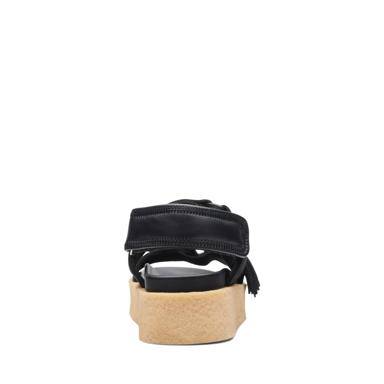 Crêpe Sndl Clarks Schwarz Kombi