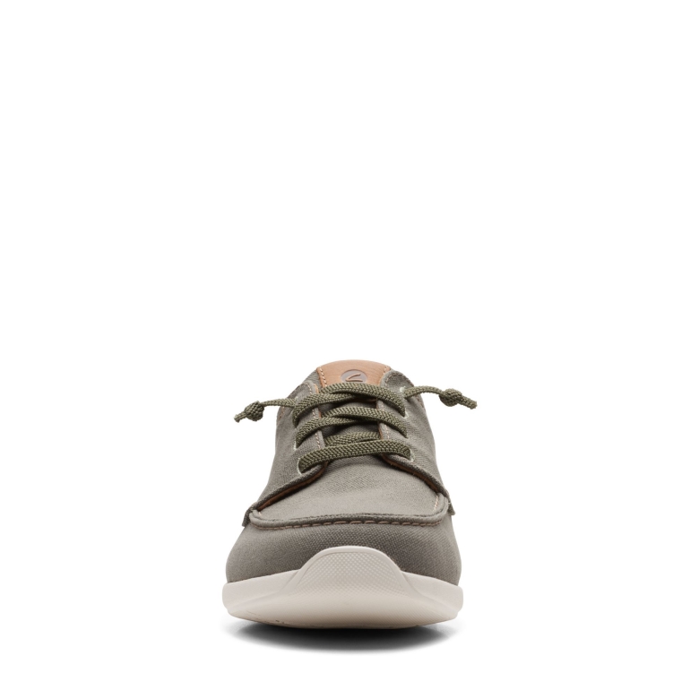 Clarks Olivfarbenes Textil Aus Spitze
