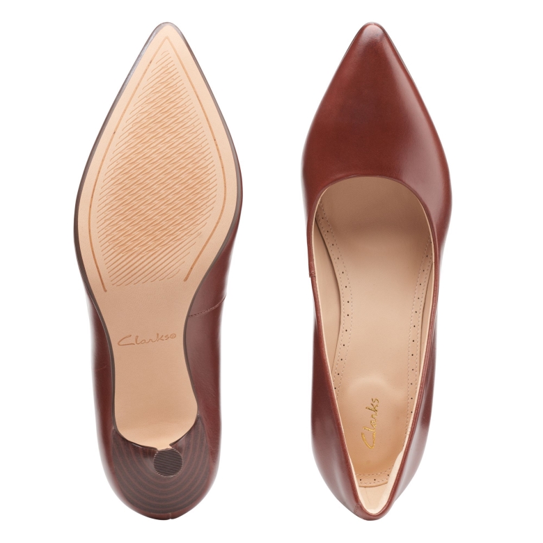 Clarks Violet 55 Rae British Tan Lea