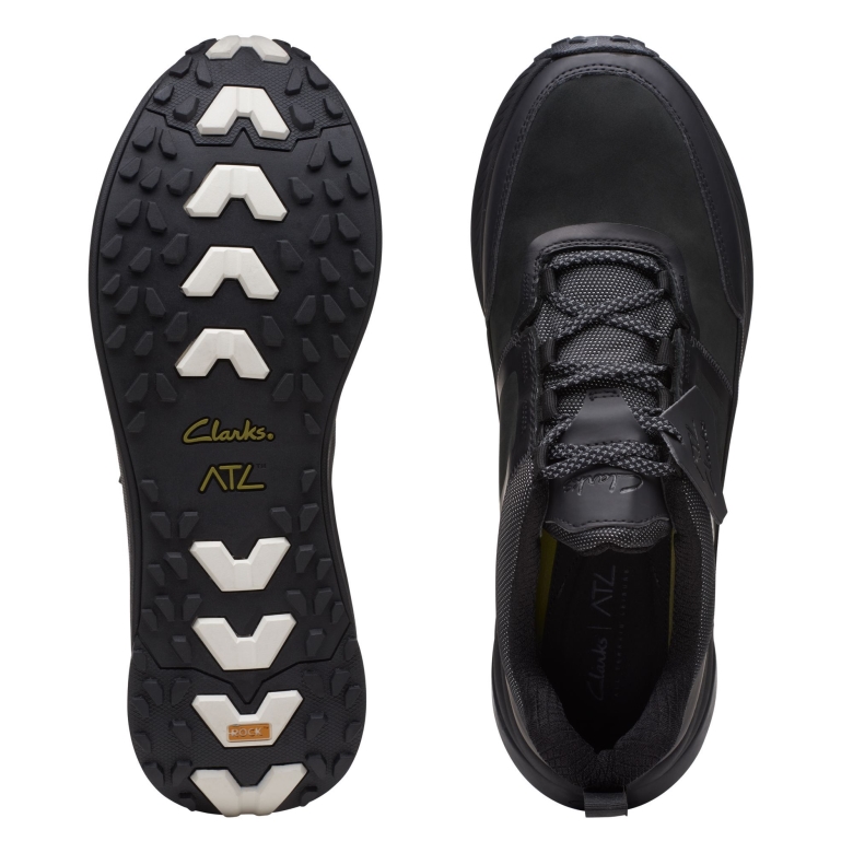 Schwarz Nubuk Atlraillacewp Clarks