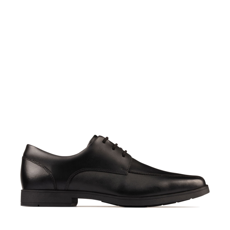 Scala Step Y Schwarzes Leder Clarks