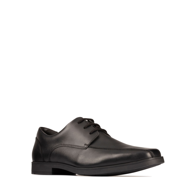 Scala Step Y Schwarzes Leder Clarks