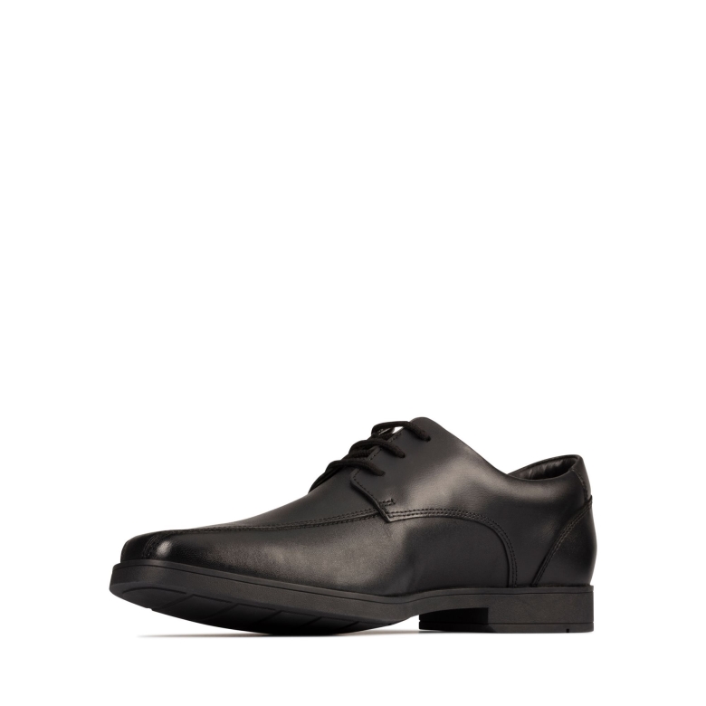 Scala Step Y Schwarzes Leder Clarks