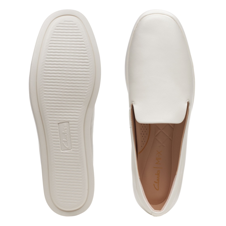 Ace Lite Lo Clarks Weißes Leder
