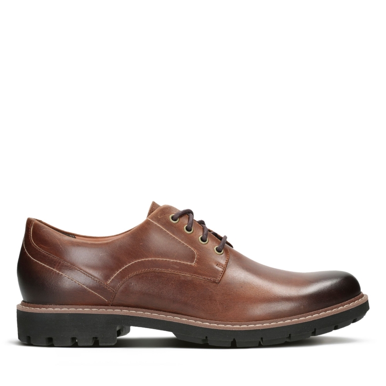 Dunkelbraunes Leder Clarks Batcombe Hall