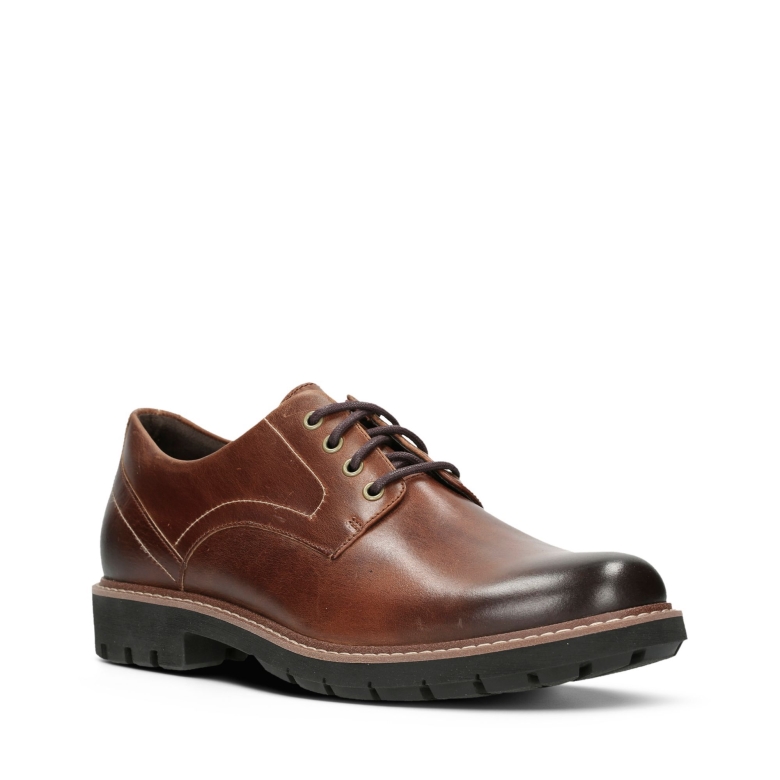 Dunkelbraunes Leder Clarks Batcombe Hall