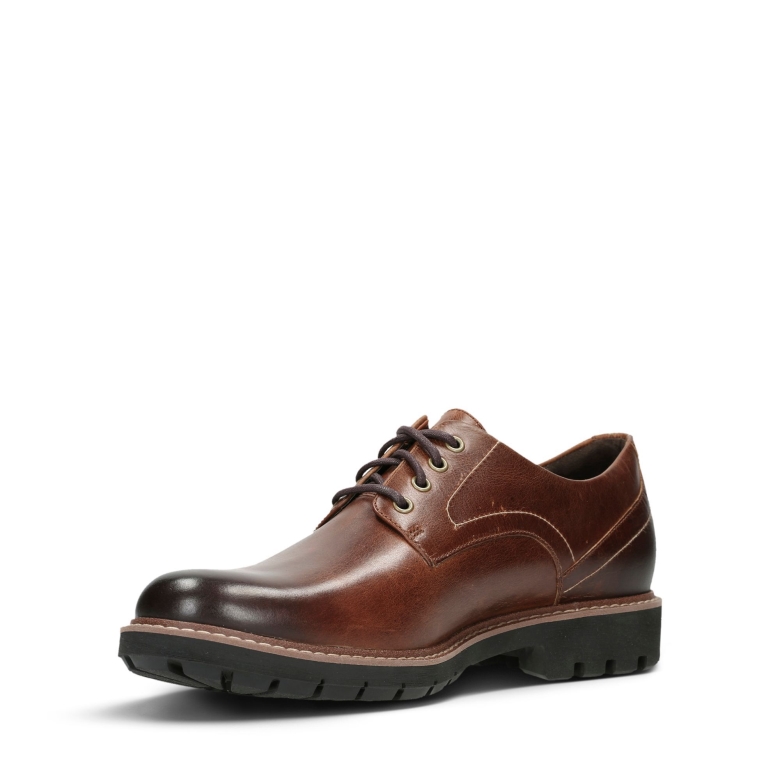 Dunkelbraunes Leder Clarks Batcombe Hall