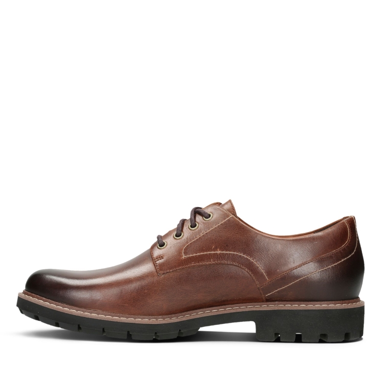 Dunkelbraunes Leder Clarks Batcombe Hall