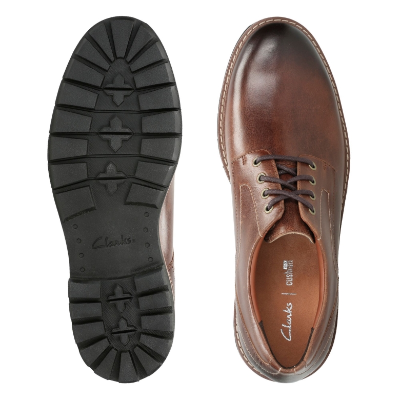 Dunkelbraunes Leder Clarks Batcombe Hall