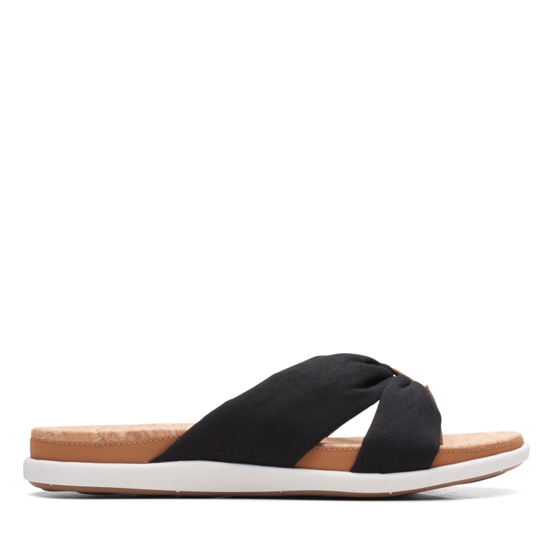 Black Clarks Eliza Shore