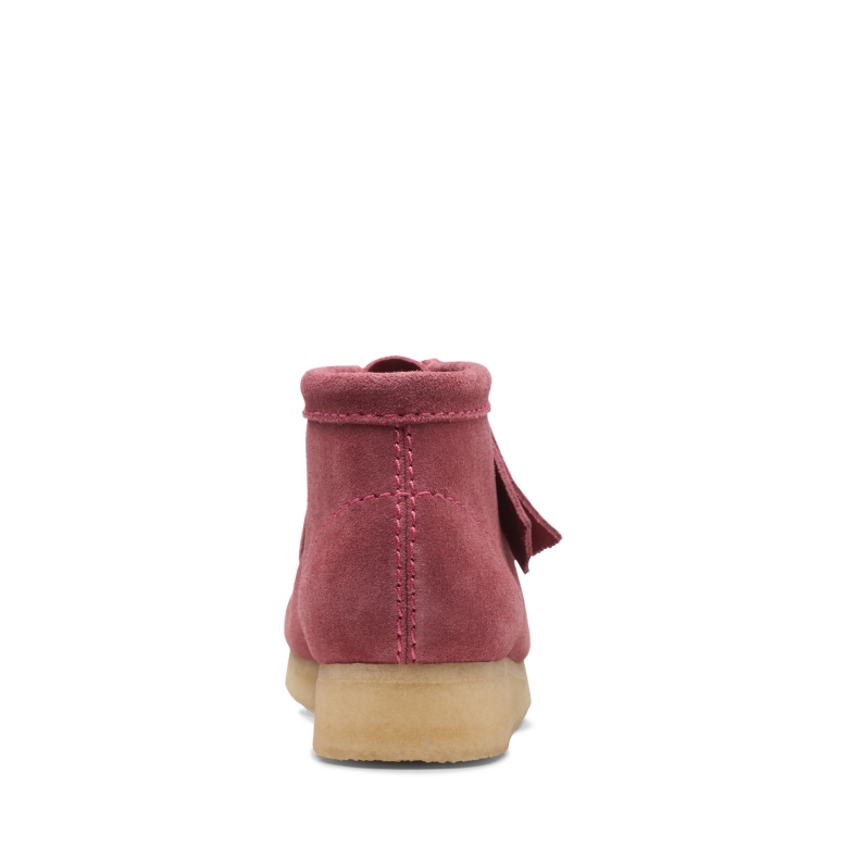 Pinker Clarks Wallabee-Stiefel