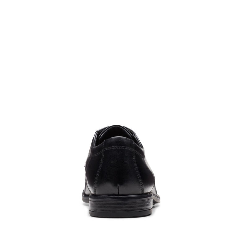 Howard Walk Clarks Schwarzes Leder
