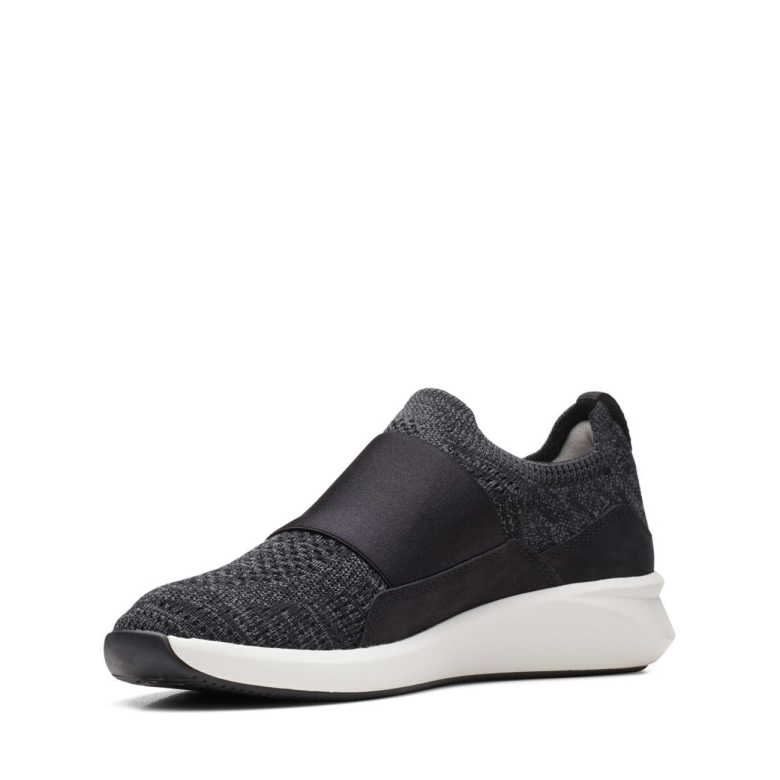 Clarks Un Rio Knit Schwarz Gestrickt
