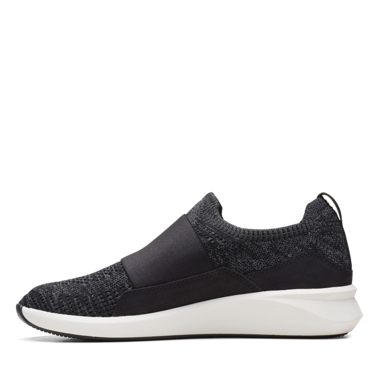 Clarks Un Rio Knit Schwarz Gestrickt