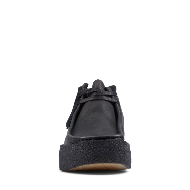 Wallabee Cup Aus Schwarzem Leder Bt Clarks