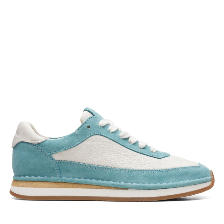 Clarks Craft Run Lace Türkis Kombi