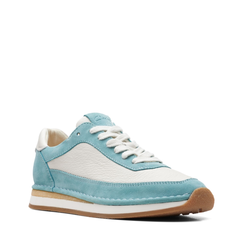 Clarks Craft Run Lace Türkis Kombi