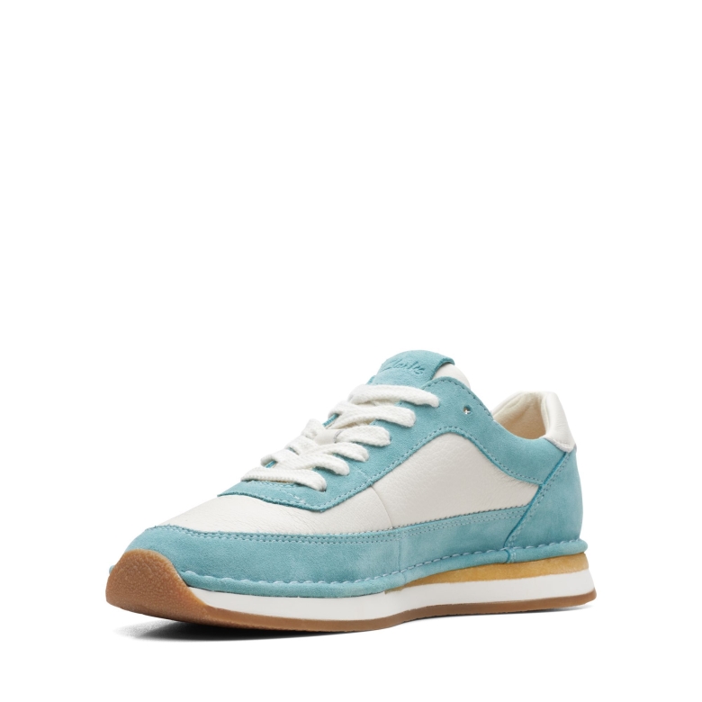 Clarks Craft Run Lace Türkis Kombi