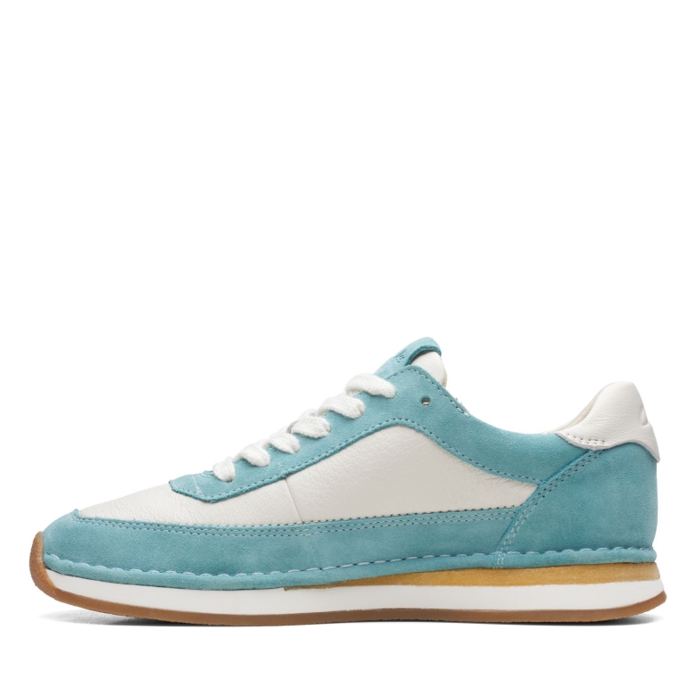 Clarks Craft Run Lace Türkis Kombi