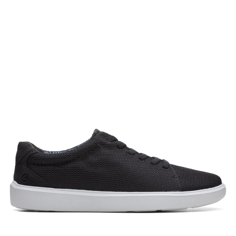 Clarks Schwarzes Textil Cambro Low