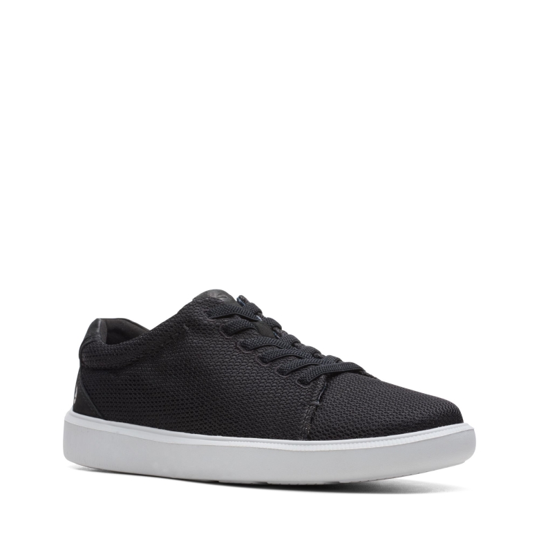 Clarks Schwarzes Textil Cambro Low