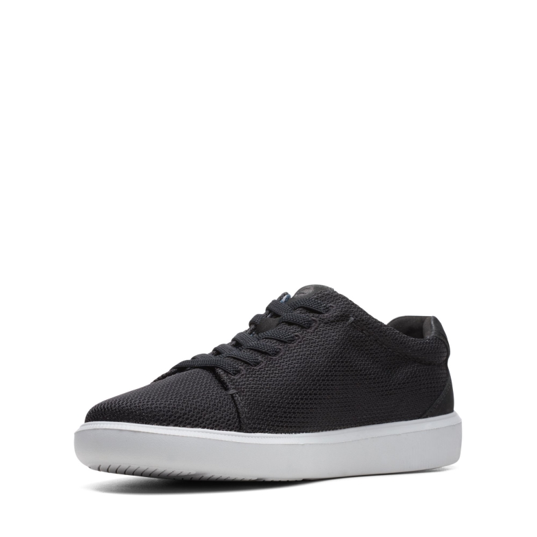 Clarks Schwarzes Textil Cambro Low