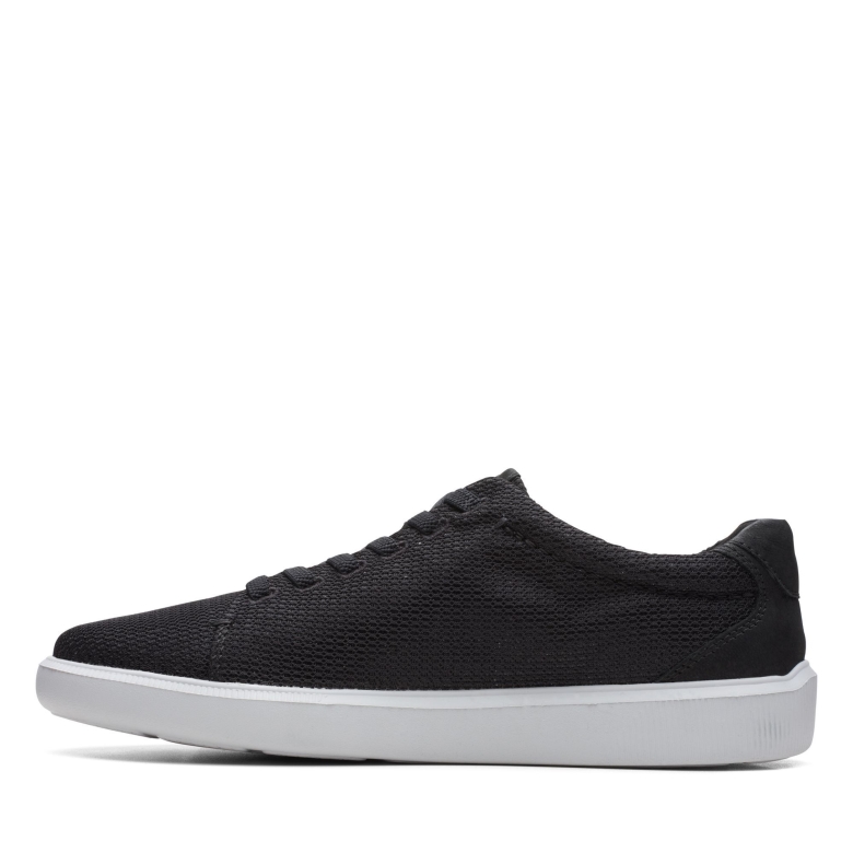 Clarks Schwarzes Textil Cambro Low