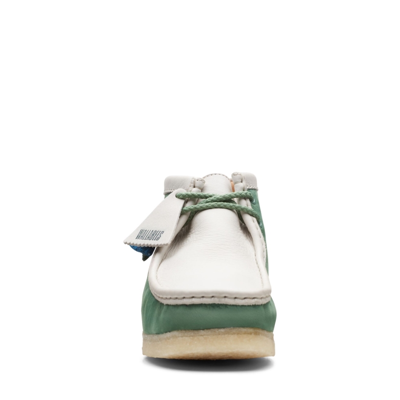 Grünes Nubukleder Clarks Wallabee Bt Ny