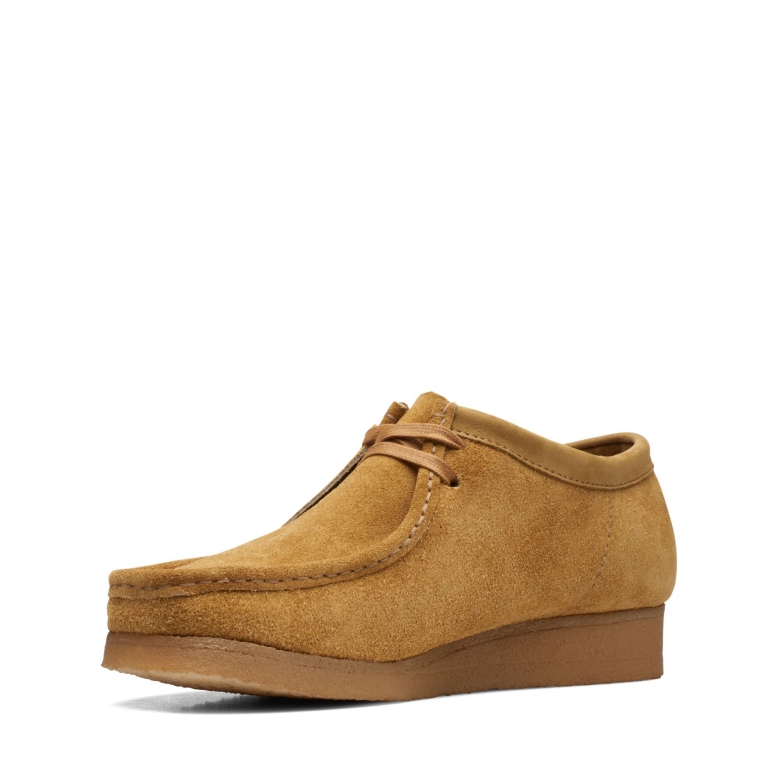 Wallabee Eiche Haariges Wildleder Clarks