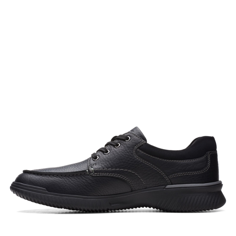 Clarks Donaway-kante Aus Schwarzem Leder