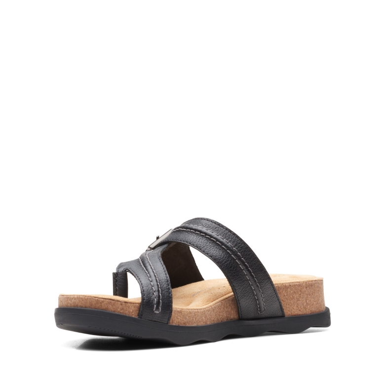 Brynn Madi Clarks Schwarzes Leder