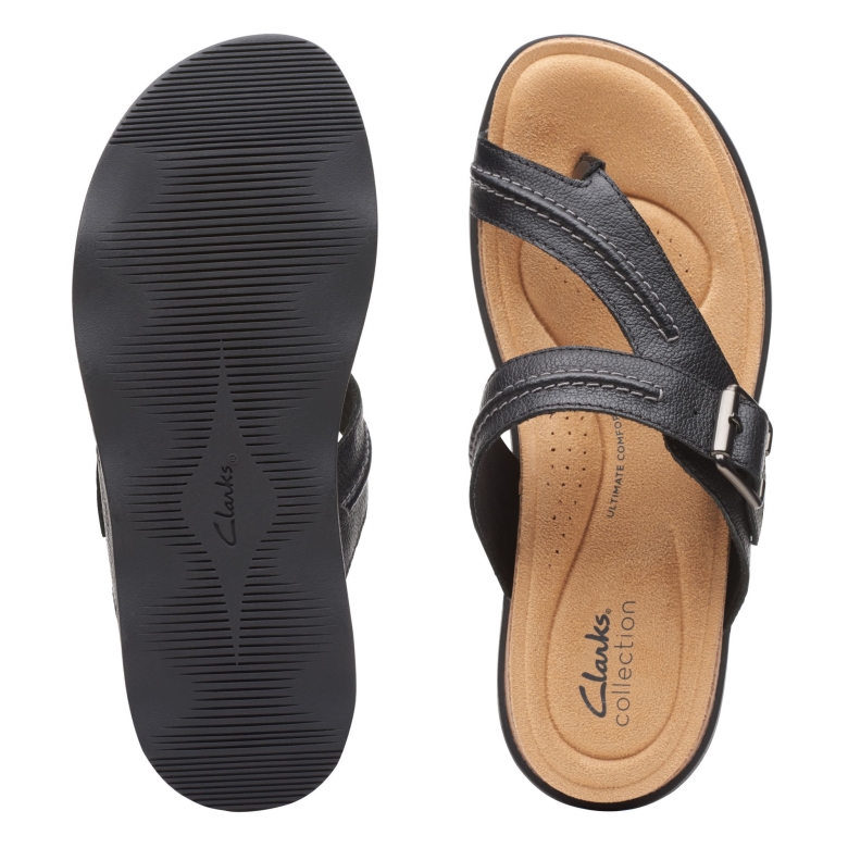 Brynn Madi Clarks Schwarzes Leder
