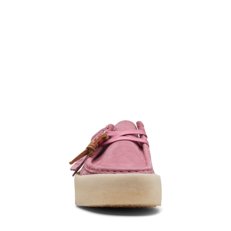 Wallabee Cup Clarks Rosa Nubuk