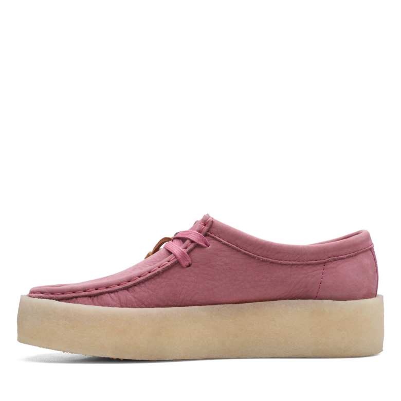 Wallabee Cup Clarks Rosa Nubuk