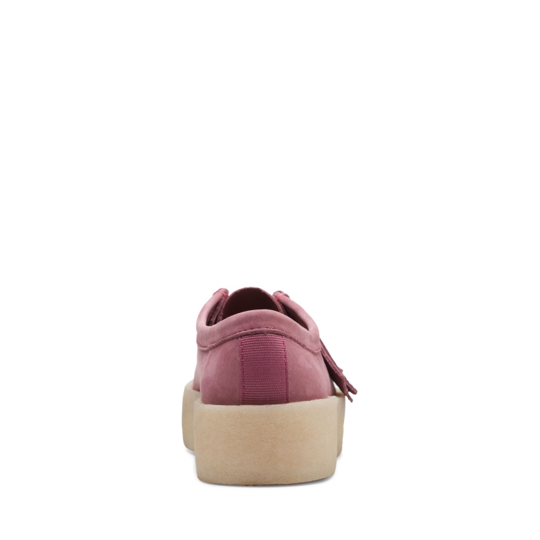 Wallabee Cup Clarks Rosa Nubuk