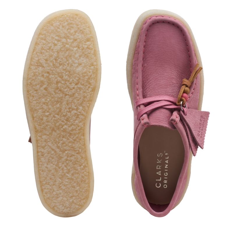 Wallabee Cup Clarks Rosa Nubuk