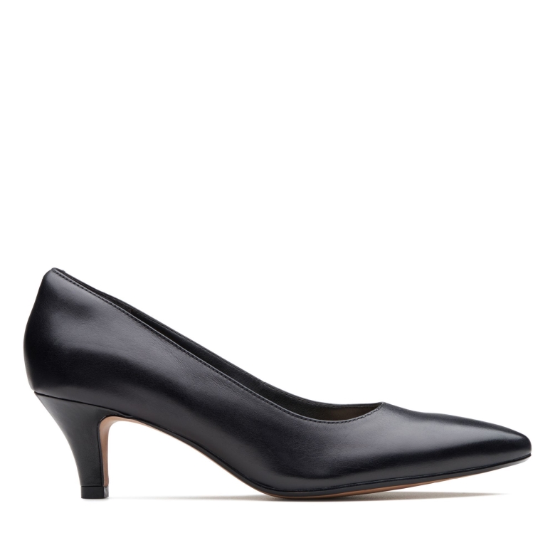 Clarks Linvale Jerica Schwarzes Leder