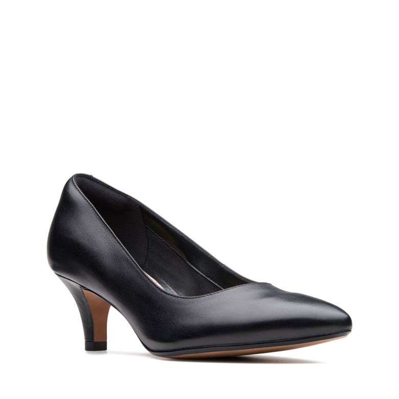 Clarks Linvale Jerica Schwarzes Leder