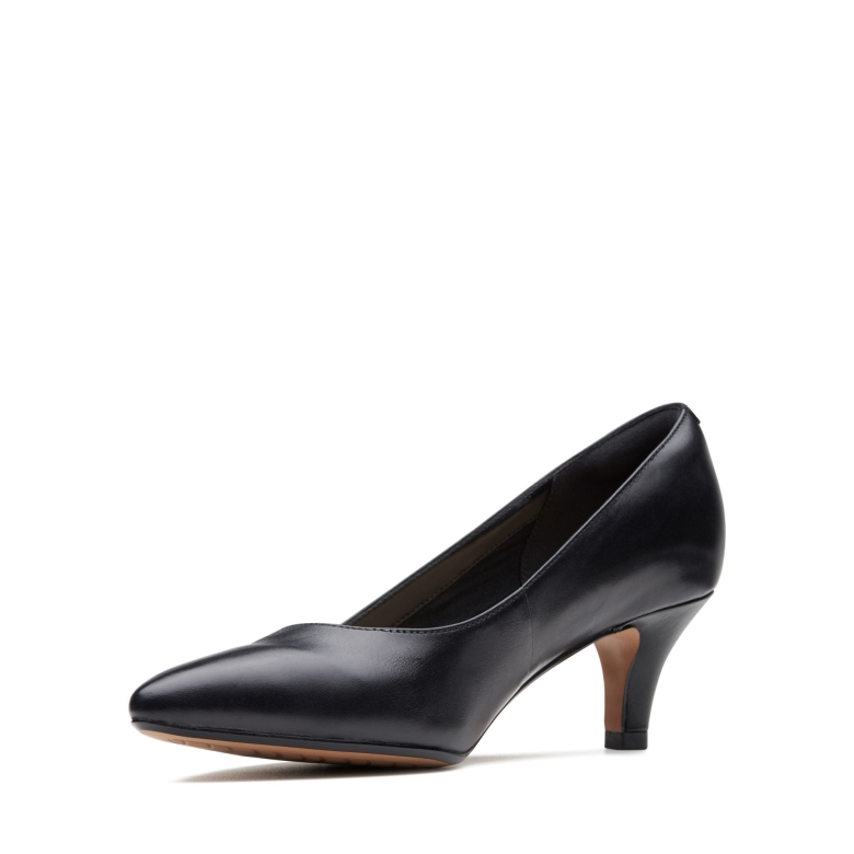 Clarks Linvale Jerica Schwarzes Leder