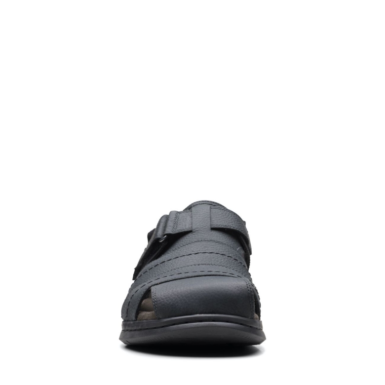 Schwarzes Leder Clarks Hapsford Cove